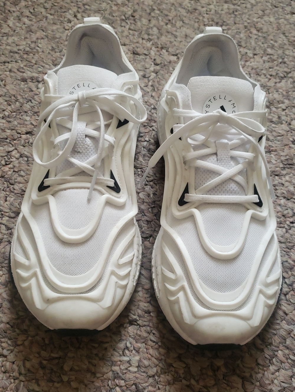 adidas by Stella McCartney Ultraboost Speed Sneakers. Men's Size 8 1/2, White